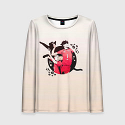 Женский лонгслив Кенма Козуме и Куроо Тецуро Старшая Некома