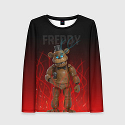 Лонгслив женский FNAF FREDDY, цвет: 3D-принт