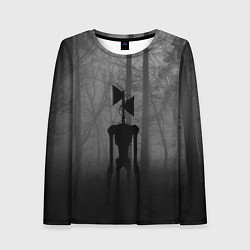 Женский лонгслив Сиреноголовый Siren Head Игра