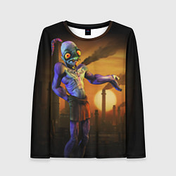 Лонгслив женский Oddworld, цвет: 3D-принт