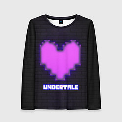 Женский лонгслив UNDERTALE PURPLE HEART