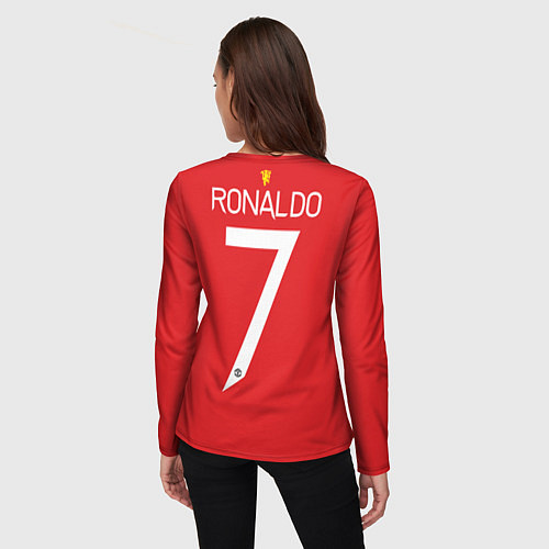 Женский лонгслив Ronaldo Manchester United / 3D-принт – фото 4