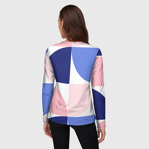 Женский лонгслив Узоры / 3D-принт – фото 4