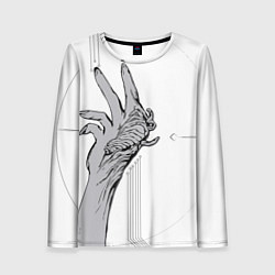 Лонгслив женский Витрувий-Заражение, цвет: 3D-принт
