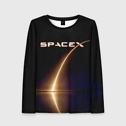 Лонгслив женский Space X, цвет: 3D-принт