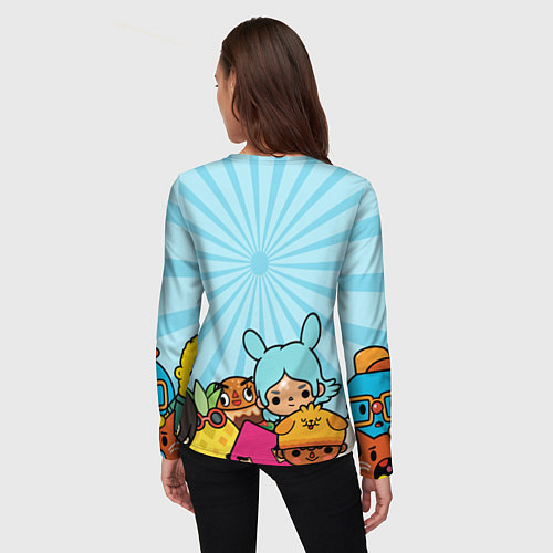 Женский лонгслив Toca Life World / 3D-принт – фото 4