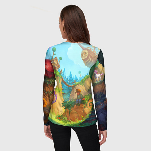 Женский лонгслив Terraria Террария Z / 3D-принт – фото 4