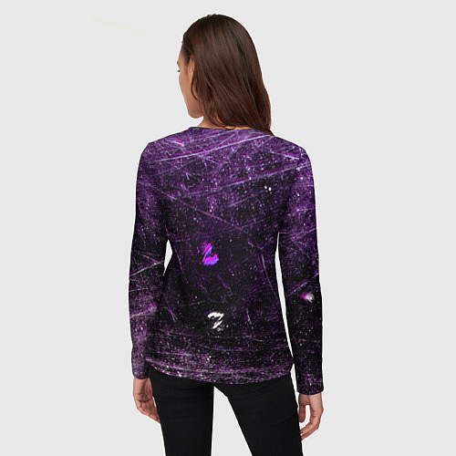 Женский лонгслив Cyberpunk Samurai Anime / 3D-принт – фото 4