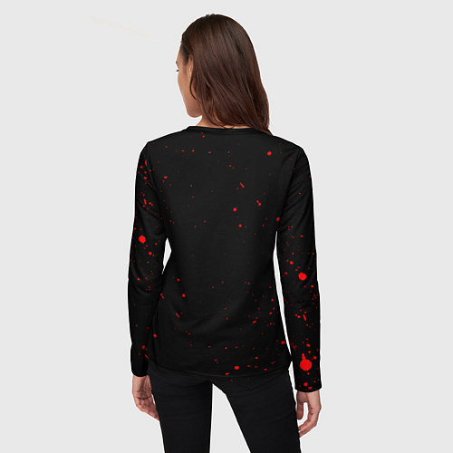 Женский лонгслив DUNGEON MASTER BLOOD ГАЧИМУЧИ / 3D-принт – фото 4