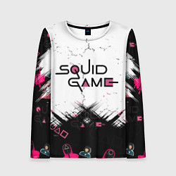 Лонгслив женский SQUID GAME ИГРА В КАЛЬМАРА,, цвет: 3D-принт