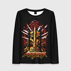 Лонгслив женский Anthrax - For All Kings, цвет: 3D-принт