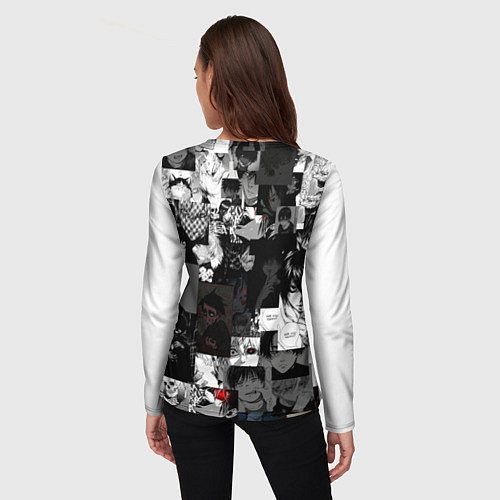 Женский лонгслив Dead Inside Парни / 3D-принт – фото 4