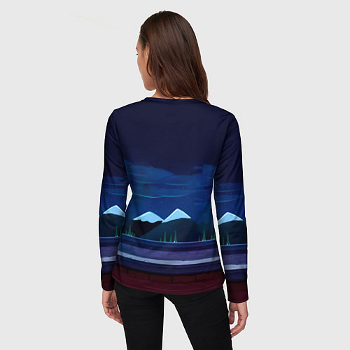 Женский лонгслив The Coon - Енот Южный Парк / 3D-принт – фото 4