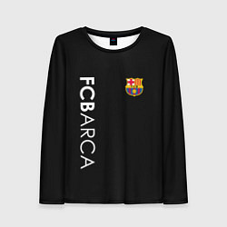 Женский лонгслив FC BARCA BLACK STYLE