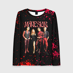 Женский лонгслив Maneskin Лунный свет, рок - группа