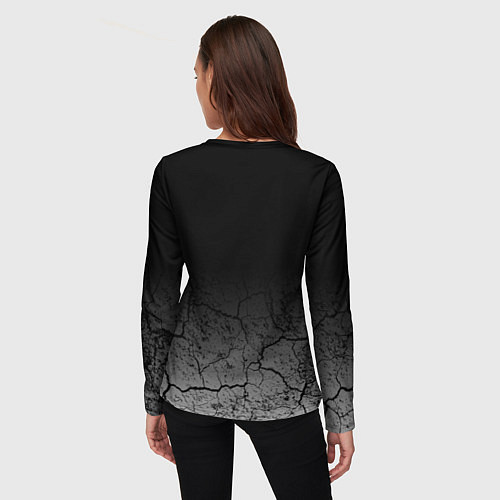 Женский лонгслив DYING LIGHT РАЗЛОМЫ ТРЕЩИНЫ / 3D-принт – фото 4