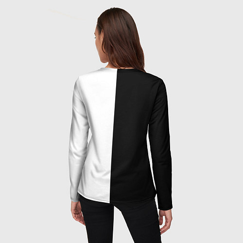 Женский лонгслив WOLF Волк / 3D-принт – фото 4