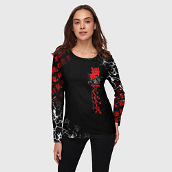 Лонгслив женский TOKYO REVENGERS RED STYLE TEAM, цвет: 3D-принт — фото 2