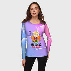 Лонгслив женский Metroid Dread Самус Аран, цвет: 3D-принт — фото 2