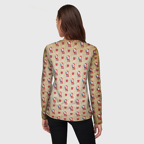 Женский лонгслив !Рождество! / 3D-принт – фото 4