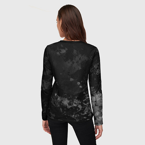 Женский лонгслив Citroen Ситроен текстура / 3D-принт – фото 4