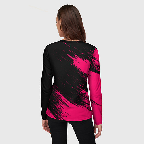 Женский лонгслив DABBING SOLIDER ИГРА В КАЛЬМАРА / 3D-принт – фото 4