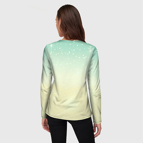 Женский лонгслив !Хо Хо! / 3D-принт – фото 4