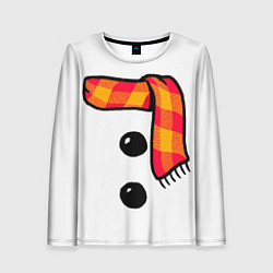 Лонгслив женский Snowman Outfit, цвет: 3D-принт