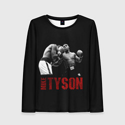 Лонгслив женский Майк Тайсон Mike Tyson, цвет: 3D-принт