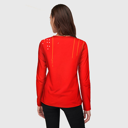 Женский лонгслив Аска Лэнгли Сорью Evangelion / 3D-принт – фото 4