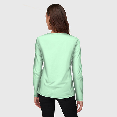 Женский лонгслив Ку-ку! / 3D-принт – фото 4