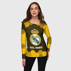 Лонгслив женский РЕАЛ МАДРИД Real Madrid Графика, цвет: 3D-принт — фото 2