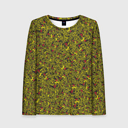 Лонгслив женский Кобра Кай Паттерн Cobra Kai Pattern, цвет: 3D-принт