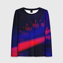 Женский лонгслив Скоростьspeed