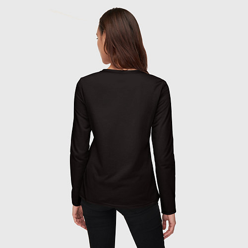 Женский лонгслив POPPY PLAYTIME HAGGY WAGGY ПОППИ ПЛЕЙТАЙМ ХАГГИ ВА / 3D-принт – фото 4