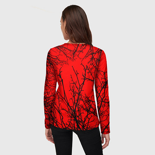 Женский лонгслив Dead by Daylight ворон / 3D-принт – фото 4