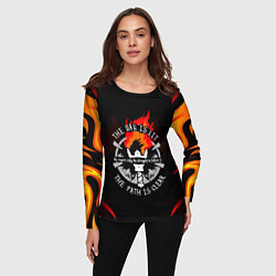 Лонгслив женский DARKEST DUNGEON FIRE ФАКЕЛ, цвет: 3D-принт — фото 2