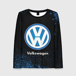 Лонгслив женский Volkswagen - Объемный, цвет: 3D-принт