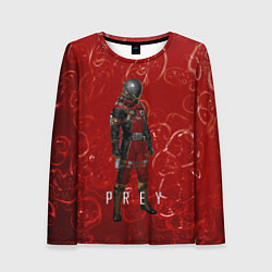 Женский лонгслив Prey blood horror