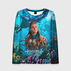 Лонгслив женский Элой Horizont Forbidden West, цвет: 3D-принт