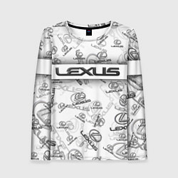 Лонгслив женский LEXUS BIG EMBLEMA PATTERN, цвет: 3D-принт