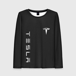 Лонгслив женский TESLA - ТЕСЛА КАРБОН И МЕТАЛЛ, цвет: 3D-принт