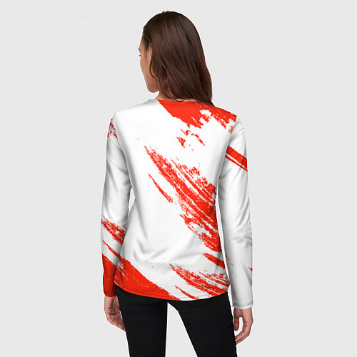 Женский лонгслив F1 RED SPORT / 3D-принт – фото 4
