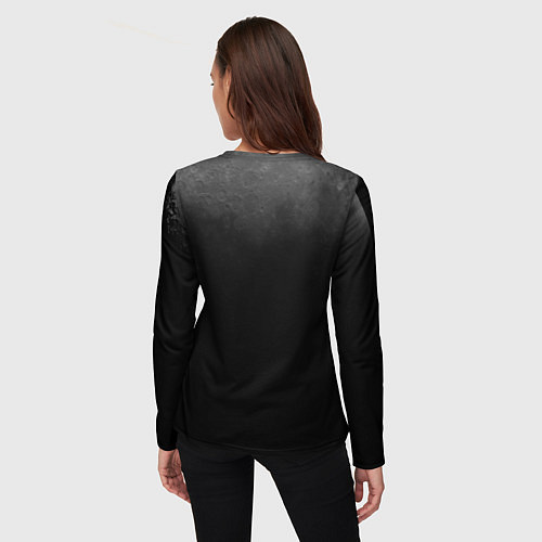 Женский лонгслив Каждый человек, словно луна, показывает только сво / 3D-принт – фото 4