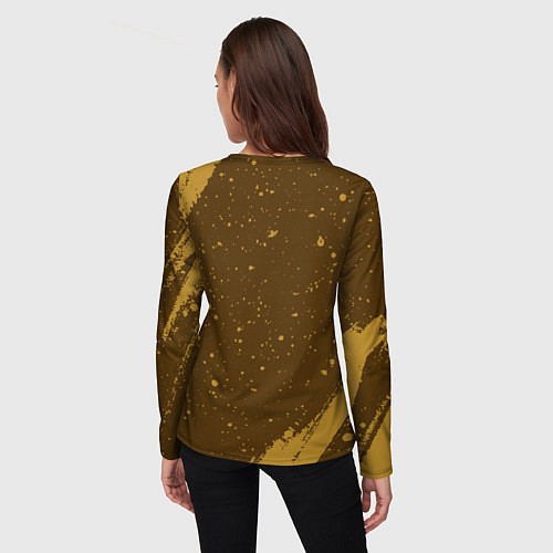 Женский лонгслив USSR - ЗВЕЗДА - Краска / 3D-принт – фото 4