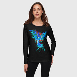 Лонгслив женский Феникс Phoenix, цвет: 3D-принт — фото 2