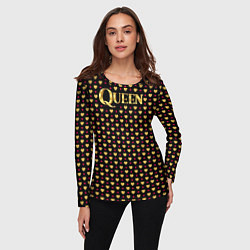 Лонгслив женский Golden Queen, цвет: 3D-принт — фото 2