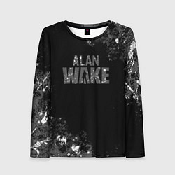 Лонгслив женский Alan wake алан уэйк, цвет: 3D-принт