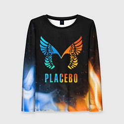 Лонгслив женский Placebo, Logo, цвет: 3D-принт