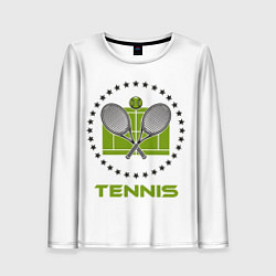 Лонгслив женский TENNIS Теннис, цвет: 3D-принт